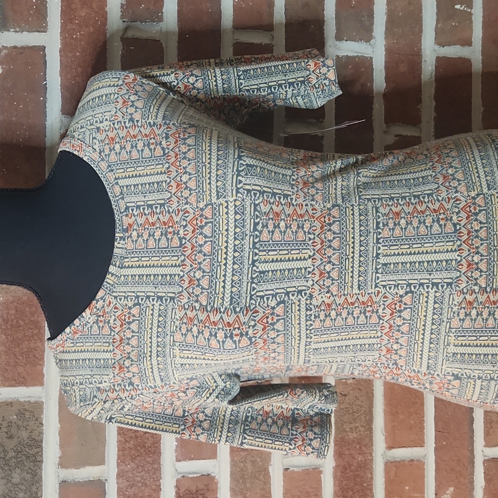 NWT LulaRoe fitted jersey dress, size XS - Picture 2 of 8
